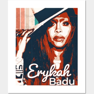 erykah badu rap Posters and Art